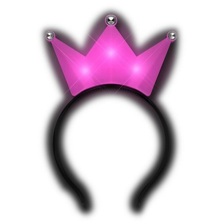 Endless Games 3 Jeweled Hot Pink Princess Crown Headbands EN3330064